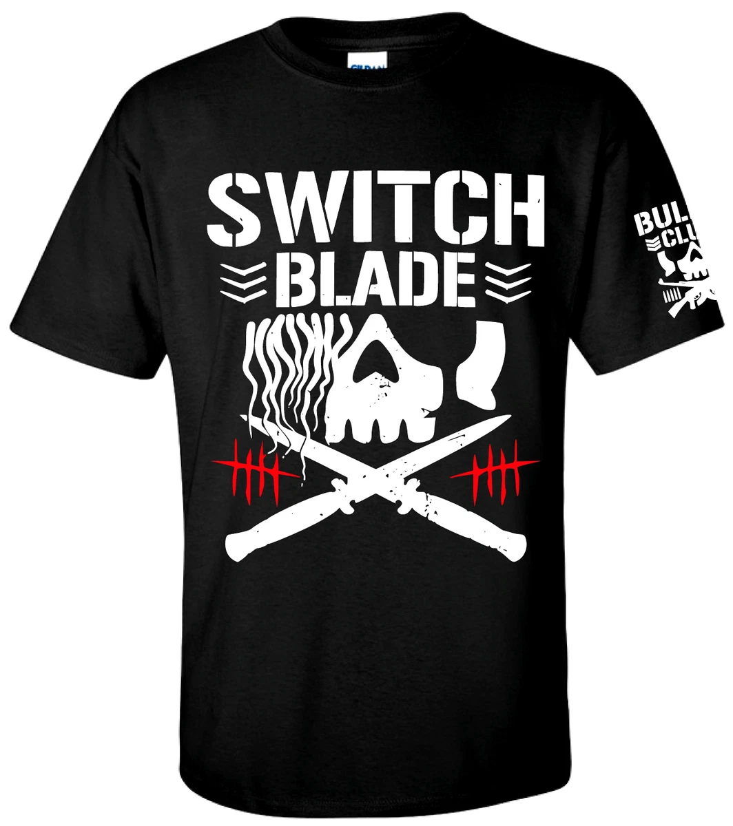 JAY WHITE SWITCHBLADE Bullet Club T shirt XS XXXL NJPW New