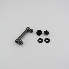 10 PCS 2" Tom Tube Lugs Double End BLACK NICKEL w/Gaskets  Screws for 7/32" Rod