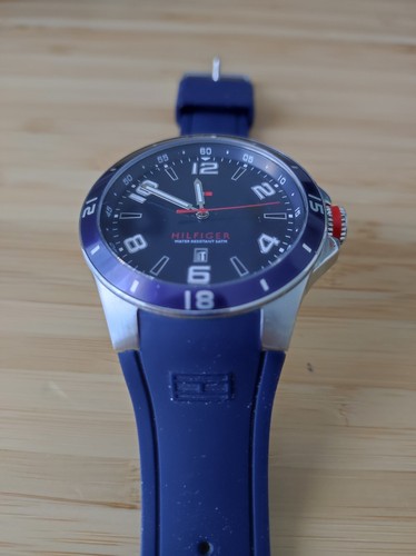 Tommy Hilfiger Cool Sport 1790862 Herrenuhr mit blauem Silikonarmband - Bild 4 von 7