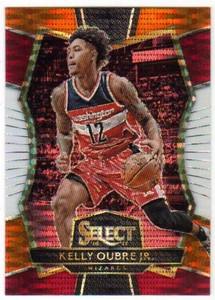 2016-17-Panini-Select-Premier-Level-Tri-Color-Prizm-115-Kelly-Oubre-Jr-Wizards