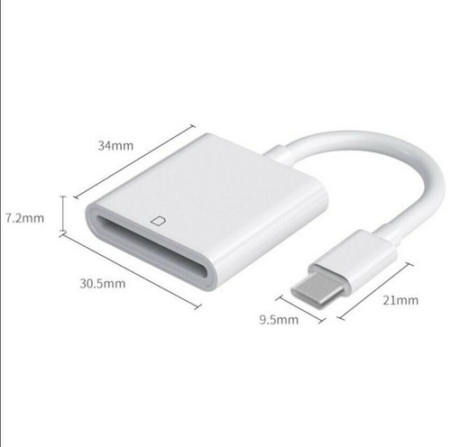 USB Type C to USB-C OTG Adapter SD Card Reader For Android MacBook Windows New - Photo 7/9