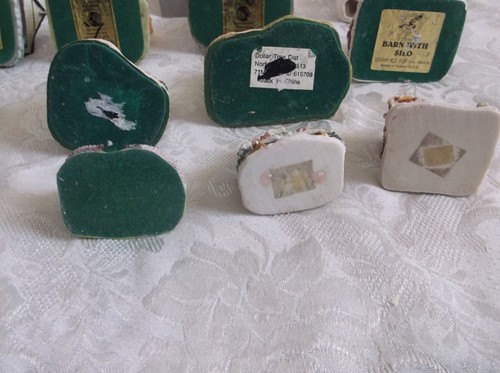 Lotto misto casette villaggio di Natale vintage 18 pezzi confezione - Foto 10 di 14