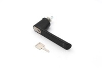 SchüCo AbschließBarer Rc-Fenstergriff, Alu Ral 9005 Schwarz 247034 / 247042