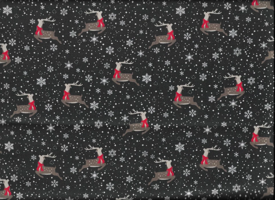 45 Tela navideña 100% algodón "Hola invierno" de Michael Miller Fabrics Foto 4 de 4