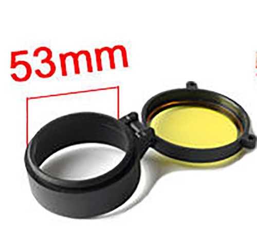 Rifle Scope Quick Spring Protection Lens Cover Flip Up Cap Objective Lense Lid - Picture 28 of 38