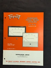 1967 Triplett Standard Panel Meter Catalog No. D-68 Illustrated