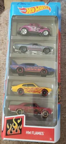 Hot Wheels 2020 ~ HW FLAMES 5-PACK El Camino Superbird Road Runner Pass'n Gasser