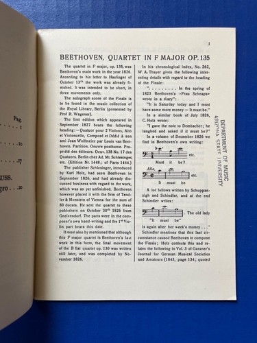 Beethoven - String Quartet in F Major - Op. 135 - Eulenburg Study Score PB - Picture 10 of 11