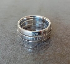 Emporio Armani Ring Sterling Silver 925 Ring, UK Ring Size M 1/2, Hallmarked