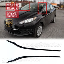 For Ford Fiesta 2011-2019 Left Right Pair Windshield A-Pillar Trim Moulding Set