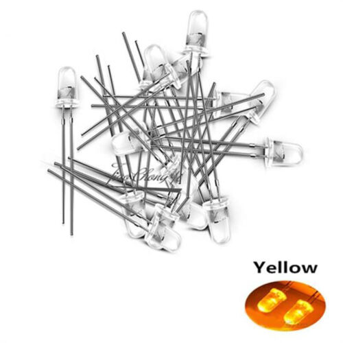 5mm DIP LED Round Lamp White Red Green Blue Orange UV Diodes Light 100-1000pcs - Picture 14 of 15
