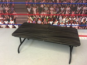 WWE Wrestling Jakks Brown Three Piece Breakaway Table Accessory for Figures