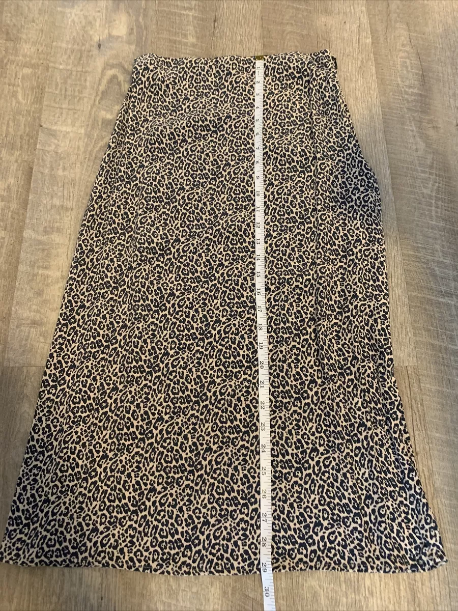Leopard skirt cheap american eagle