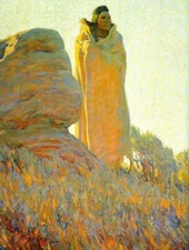 The Medicine Robe : Maynard Dixon : 1896 : Archival Art Print