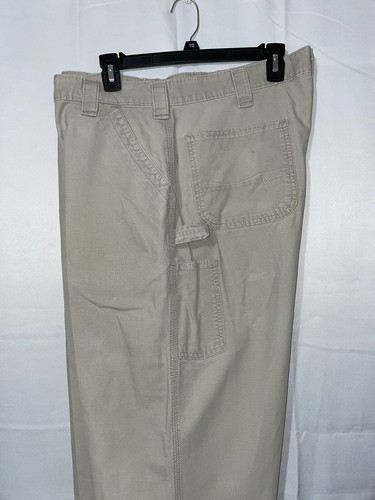 Carhartt Men’s B151-TAN Dungaree Fit Pants 40x32 Work Or Casual - Picture 9 of 12