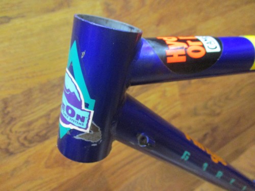 RARE VINTAGE GARY FISHER EVOLUTION STEEL 26" FRAME 88M PRESS FIT BB 16" PURPLE - Picture 11 of 12