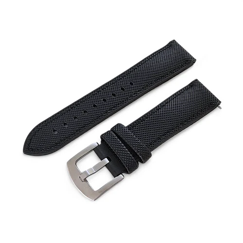 Elite Hybrid FKM Rubber Sailcloth Divers Watch Strap Band Two Piece 20 21 22 mm - Picture 42 of 94
