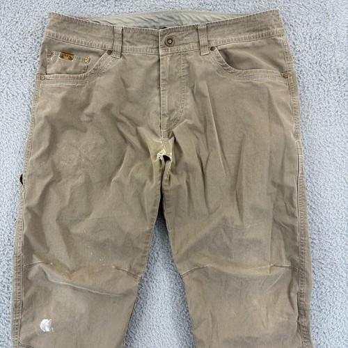 Kuhl Revolvr Pants Mens 36x32 Tan Straight Hiking Trail Camping Outdoor Casual - Picture 3 of 16