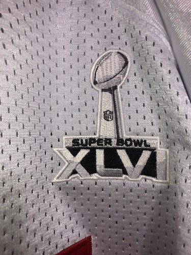 NWT Ahmad Bradshaw #44 NEW YORK GIANTS Super Bowl XLVI White Jersey Mens 50 READ - Picture 10 of 24