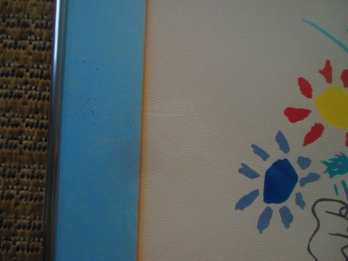Picasso Framed 1958 Bouquet Flowers of Peace Print Lithograph Collectible Art - Picture 7 of 8