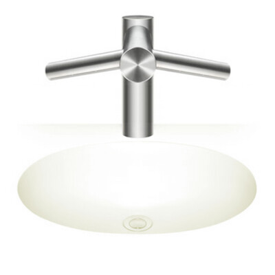 Dyson AirBlade AB10 Faucet Long Tab Hand Dryer at the Sink