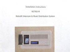 Installation Instruction IntraSonic RETRO Home AM/FM Intercom System