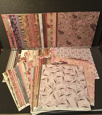 HUGE LOT SCRAPBOOK CARDSTOCK/PAPER 100 SHEETS  1 PAD ALL 12x12 ALL UNUSED
