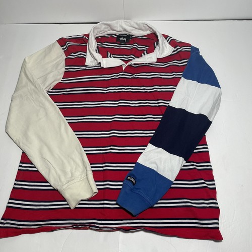 Vintage Stussy Long Sleeve Striped Mens 
