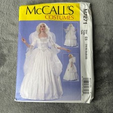 McCall's M7271 Costumes Sewing Pattern Misses Gowns Angel Fairy Size E5