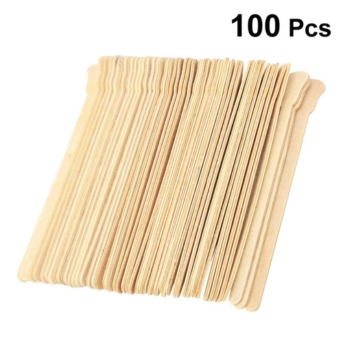 100 Pcs Holzwachs -Stick Fräulein Spachtel Zum Wachsen Holzspatel