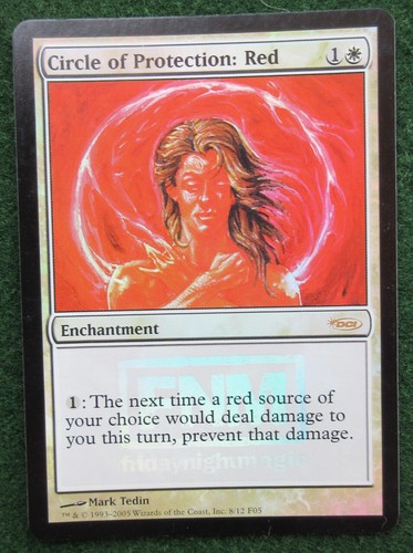 Circle of Protection: Red foil FNM promo - NM