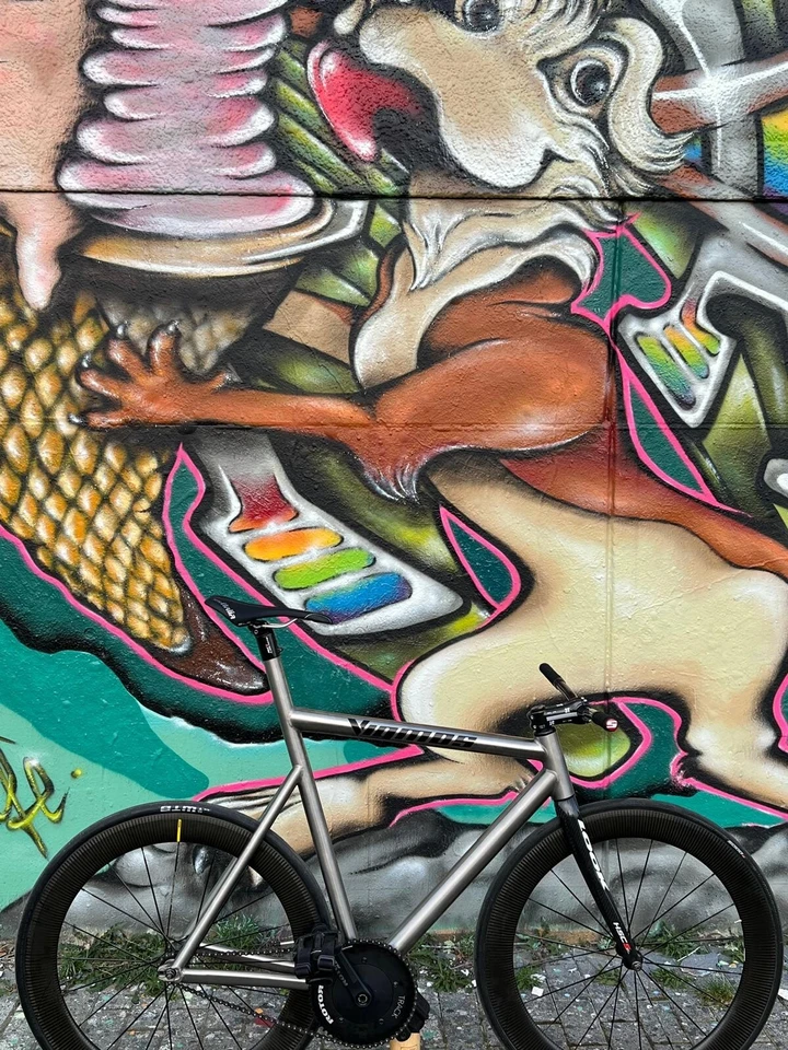 Vigmos Titan Singlespeed Fixie Bahnrad track bike Rad Fahrrad titanium custom - Bild 2 von 3