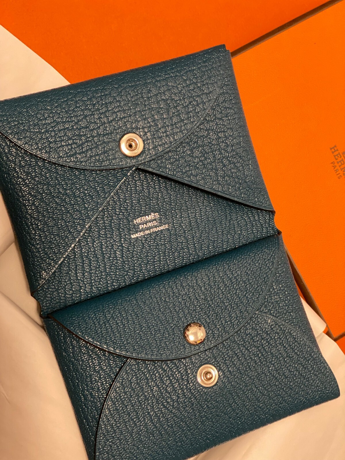 Hermes Calvi Duo Card Holder