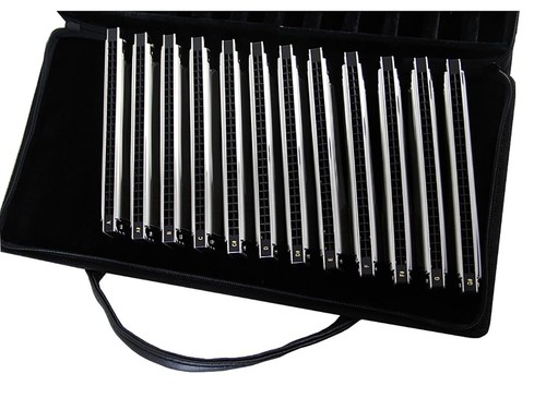 EASTTOP 24Hole Tremolo Harmonica Set T2403-12 Polyphonic Harmonica Mouth Organ - Picture 4 of 7