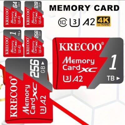 128GB 256GB 1TB Micro SD Class10 U3 A2 SDXC SDHC Memory Card TF Card 180MB/S LOT