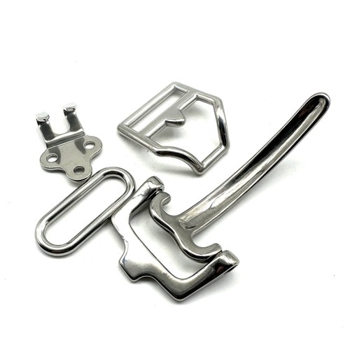 Stainless Littleton Buckle Kits Leather Belt Fastener Hardwares Bag Fasten Buckl - Picture 3 of 10