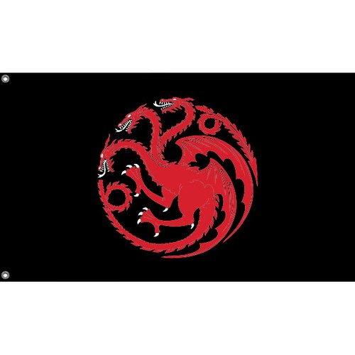 GoT, House Targaryen Flag Unique Design, 3x5 Ft / 90x150 cm size, EU Made - Picture 3 of 4