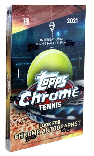 2021 TOPPS CHROME TENNIS HOBBY BOX BLOWOUT CARDS