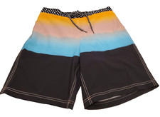 George At The Knee Colorful Board Short/Swim Trunks UPF50 Size:M 32-34 NEW