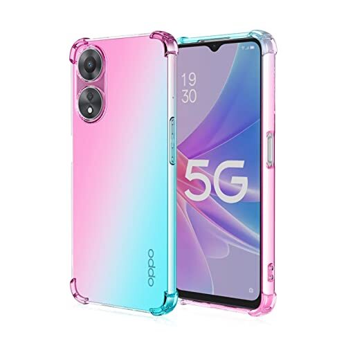 EASSGU Custodia per OPPO A78 5G (6.56" Inches), Cover Silicone TPU Colore (N7R)