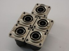 Lot of 5 Neutrik NLT4FP speakON Female Connector 4P