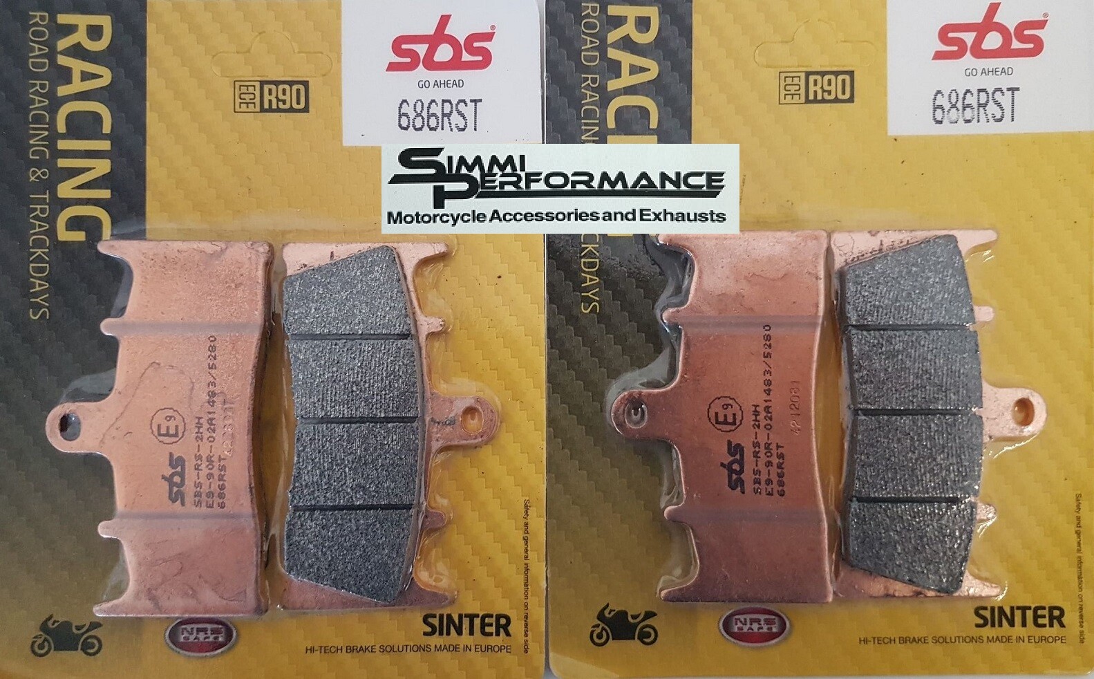 SBS Racing Sinter Front Brake Pads Kawasaki ZRX 1200 2001 2002 2003 2004 - Image 10