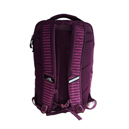 High Sierra Access Pro Backpack Pink/Purple Laptop School Hiking Work Air Mesh - Picture 4 of 20