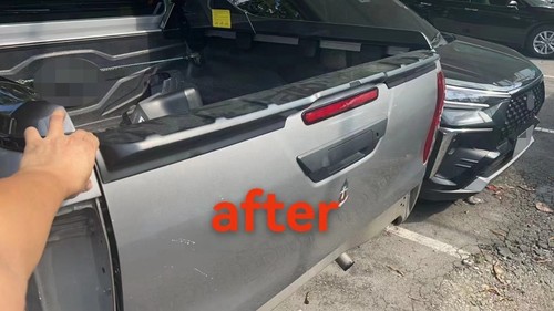 Rear Door Spoiler Fits for Toyota Hilux revo 2021-2023 2024 1Pcs - Picture 10 of 15