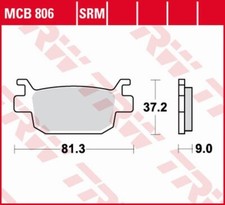 KH415 SINTER FÜR HONDA SILVER WING 125 BREMSBELÄGE 07-13, HINTEN
