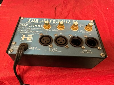 Henry Engineering The Matchbox II Direct Coupled IHF Pro Interface Amplifier