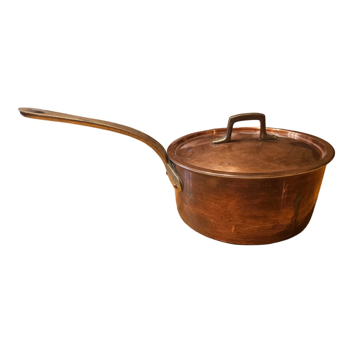 Vintage ODI Copper & Brass handled Pot Made in Portugal 🇵🇹 7.5