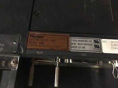 PROFACE/PRO-FACE GP570-TC31-24V 0680035-03 Okamoto GNX200 PROFACE/PRO-FACE GP570-TC31-24V 0680035-03 Okamoto GNX200