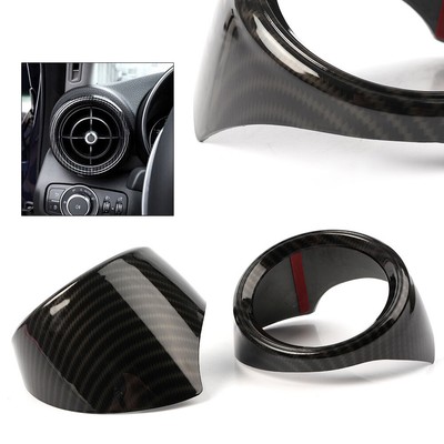 2xCar Dashboard Air Condition Vent Outlet Trim Cover For Alfa Romeo Giulia 2017 2xCar Dashboard Air Condition Vent Outlet Trim Cover For Alfa Romeo Giulia 2017
