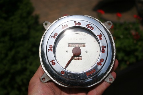 37 1937 Oldsmobile Vintage 100 MPH Speedometer - Bild 2 von 13
